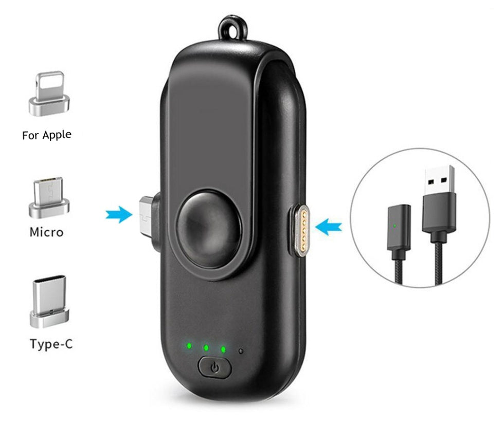 1000mAh Magnetic Mini Power Bank