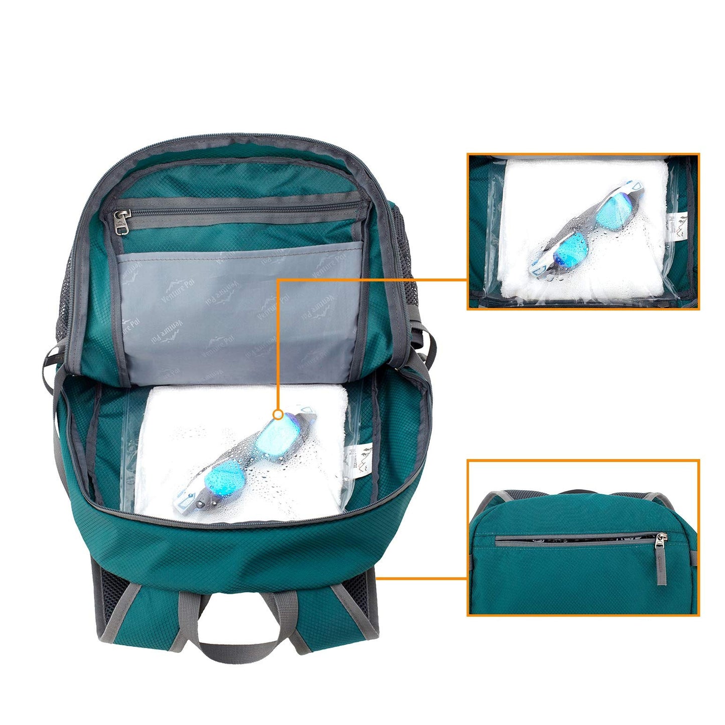Lightweight Folding Backpack for Outdoor Camping & Travel