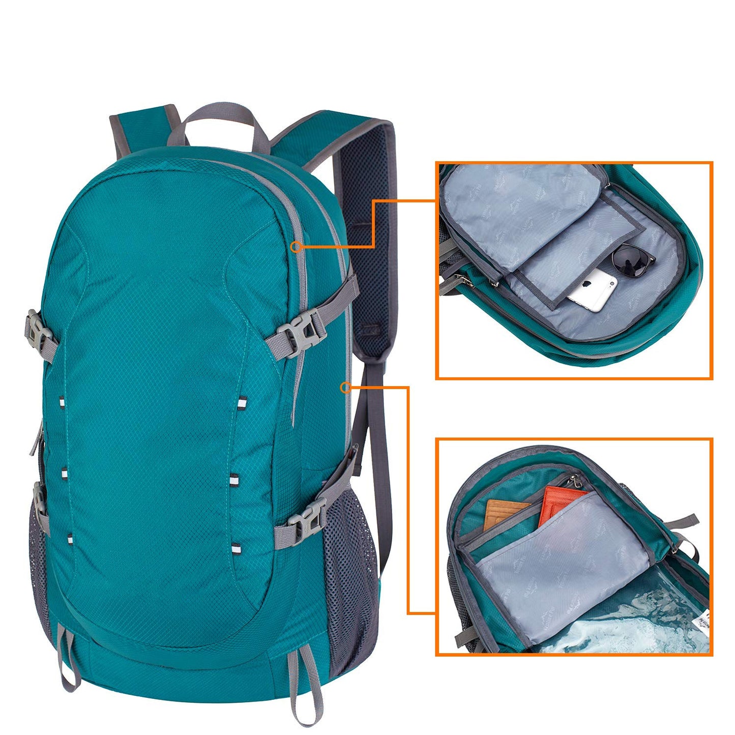Lightweight Folding Backpack for Outdoor Camping & Travel