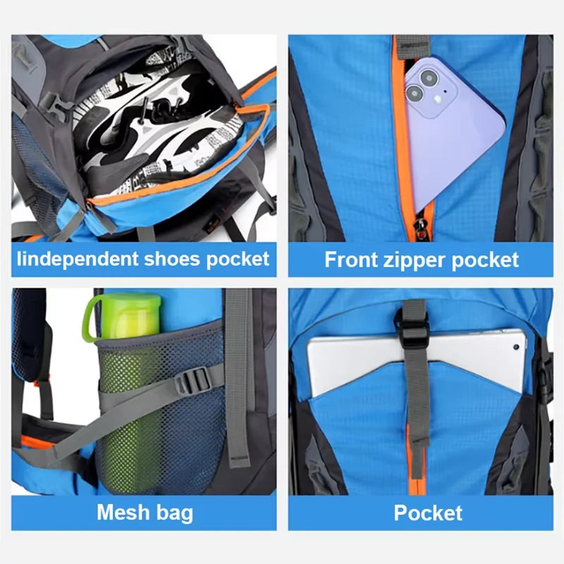70L Camping & Hiking Backpack