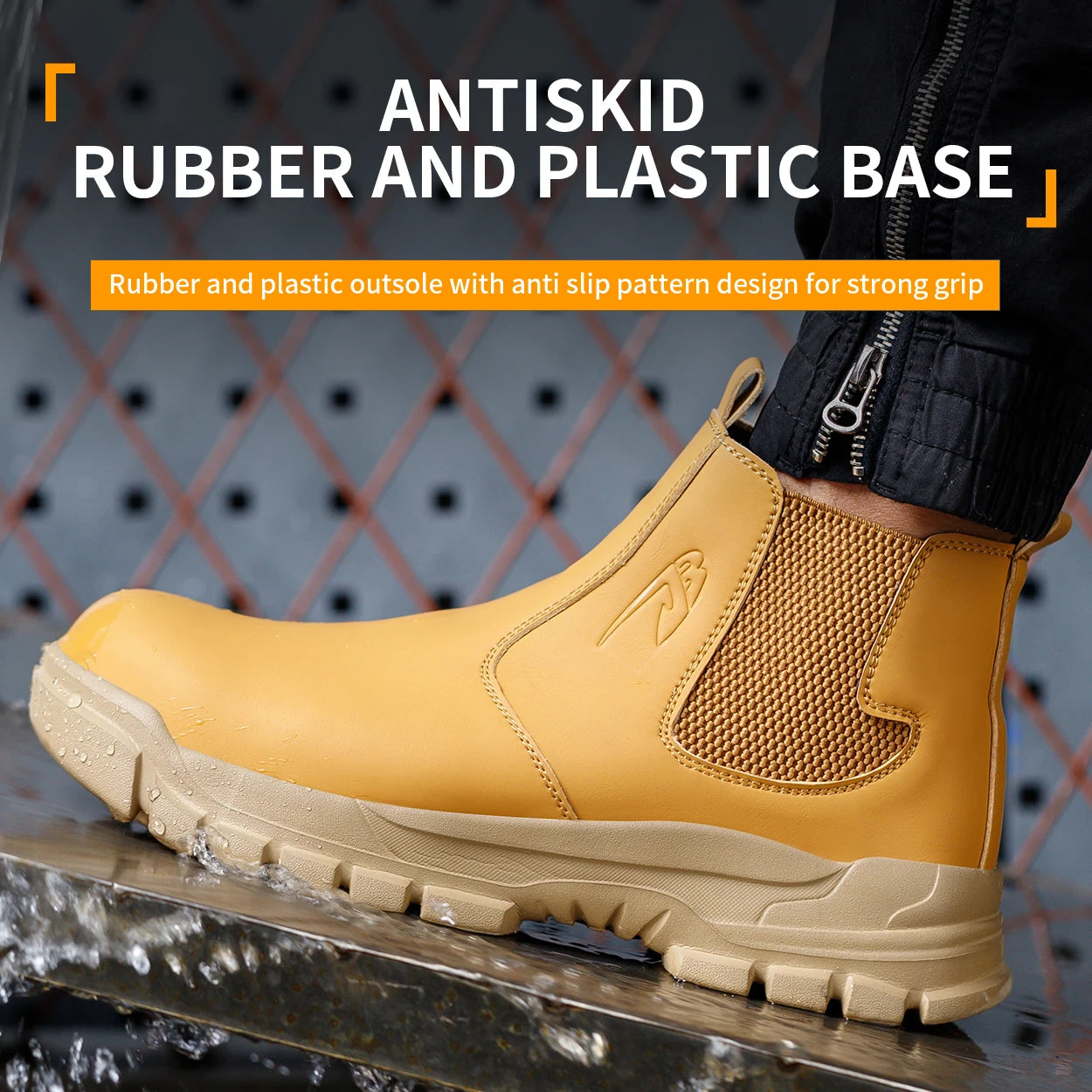 Waterproof Men's Steel Toe Safety Work Boots