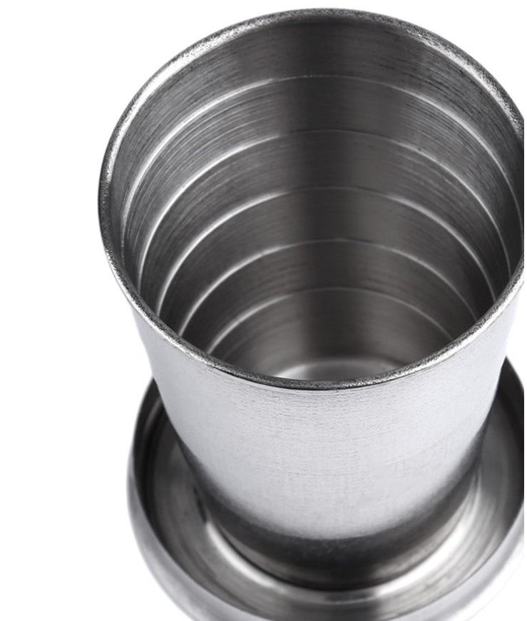 Stainless Steel Travel Collapsible Cup
