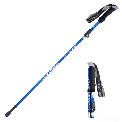 Ultralight Aluminum Alloy 5-Section Adjustable Trekking Poles