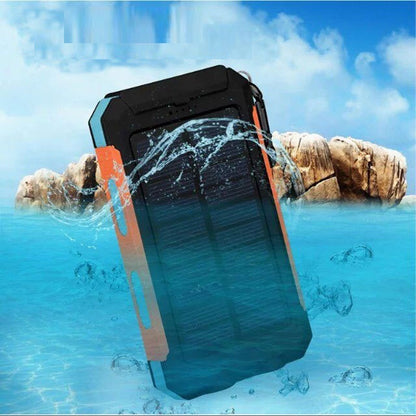 High-Capacity Portable Power Bank with LED Flashlight