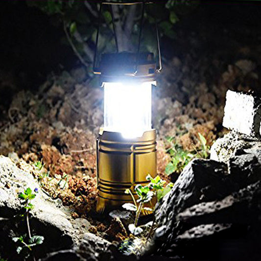 Solar Charging Multifunctional Telescopic Camping Lantern