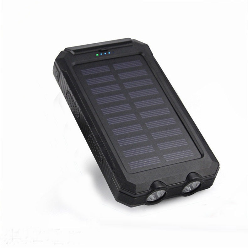 High-Capacity Portable Power Bank with LED Flashlight