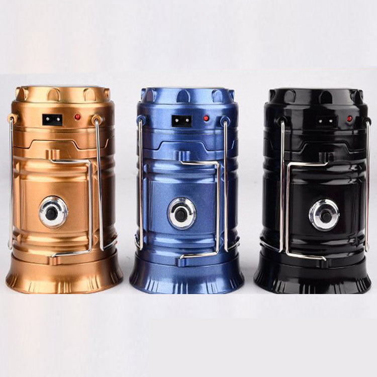 Solar Charging Multifunctional Telescopic Camping Lantern