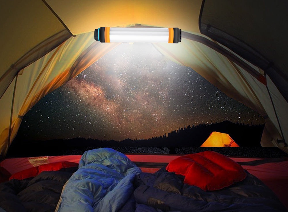 Multi-Function Camping Lantern & Flashlight | USB Rechargeable, Waterproof & Magnetic Base