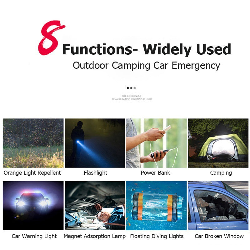 Multi-Function Camping Lantern & Flashlight | USB Rechargeable, Waterproof & Magnetic Base