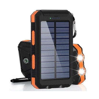 High-Capacity Portable Power Bank with LED Flashlight