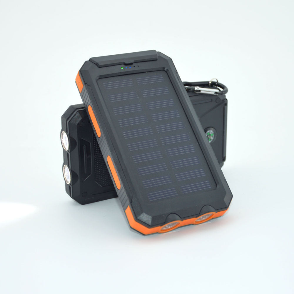 High-Capacity Portable Power Bank with LED Flashlight