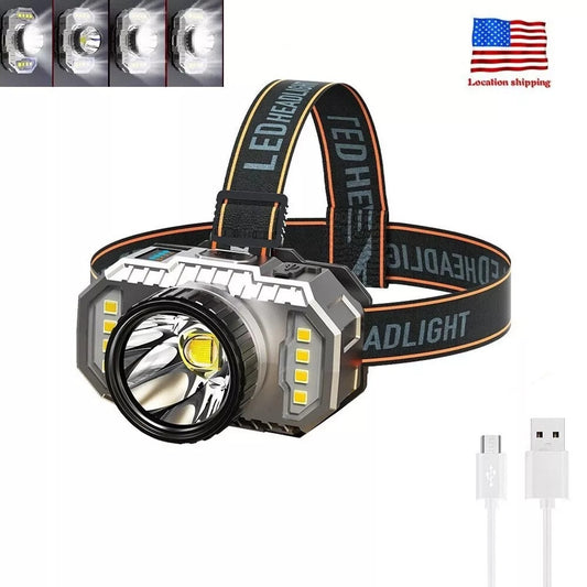 LED Headlight Flashlight