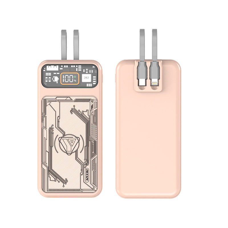 With Cable Large Capacity Portable Power Bank