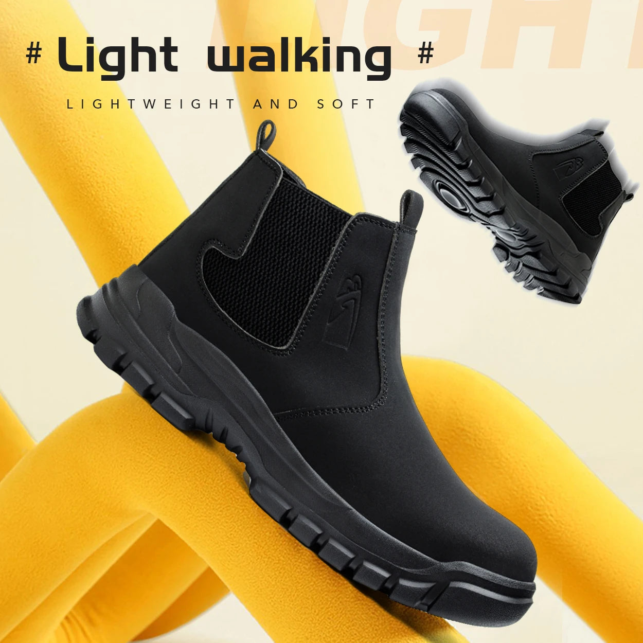 Waterproof Men's Steel Toe Safety Work Boots