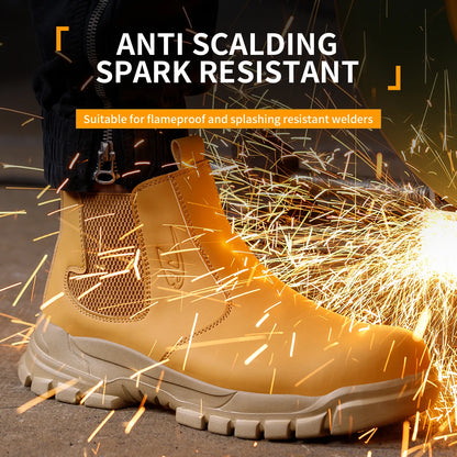 Waterproof Men's Steel Toe Safety Work Boots