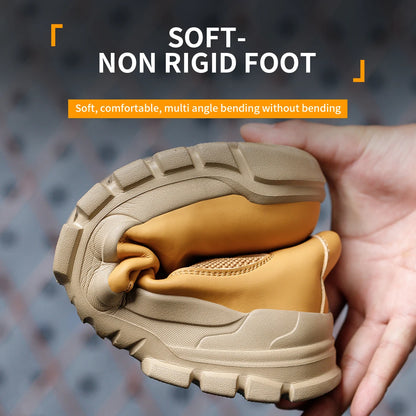 Waterproof Men's Steel Toe Safety Work Boots