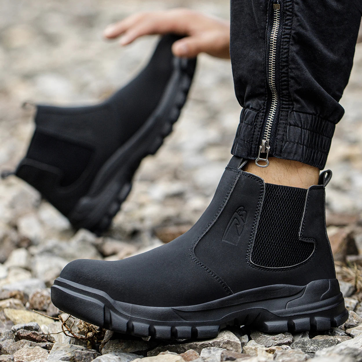 Waterproof Men's Steel Toe Safety Work Boots