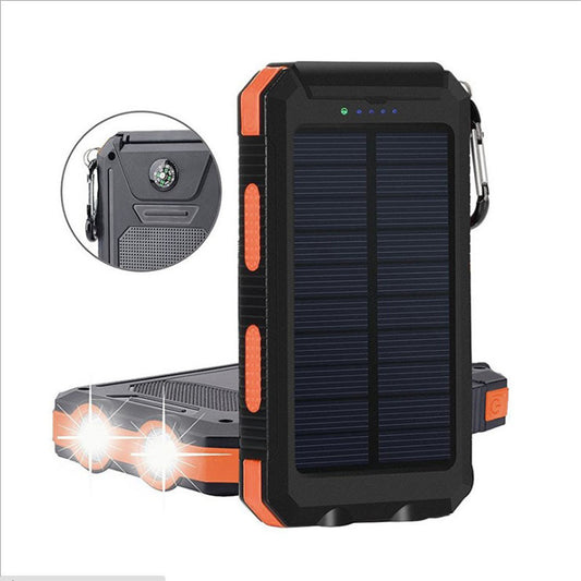High-Capacity Portable Power Bank with LED Flashlight