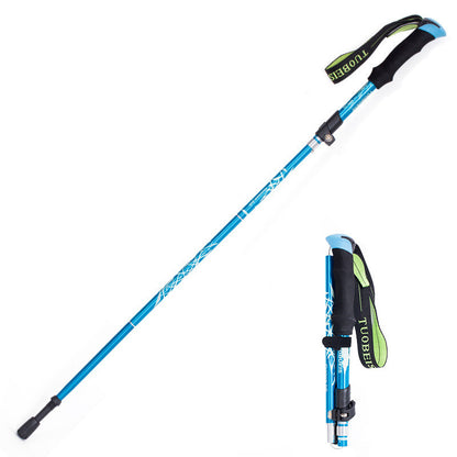 Ultralight Aluminum Alloy 5-Section Adjustable Trekking Poles